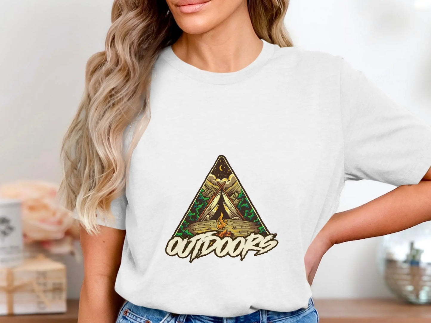 Outdoor Camping Adventure Graphic Design T-Shirts My Store