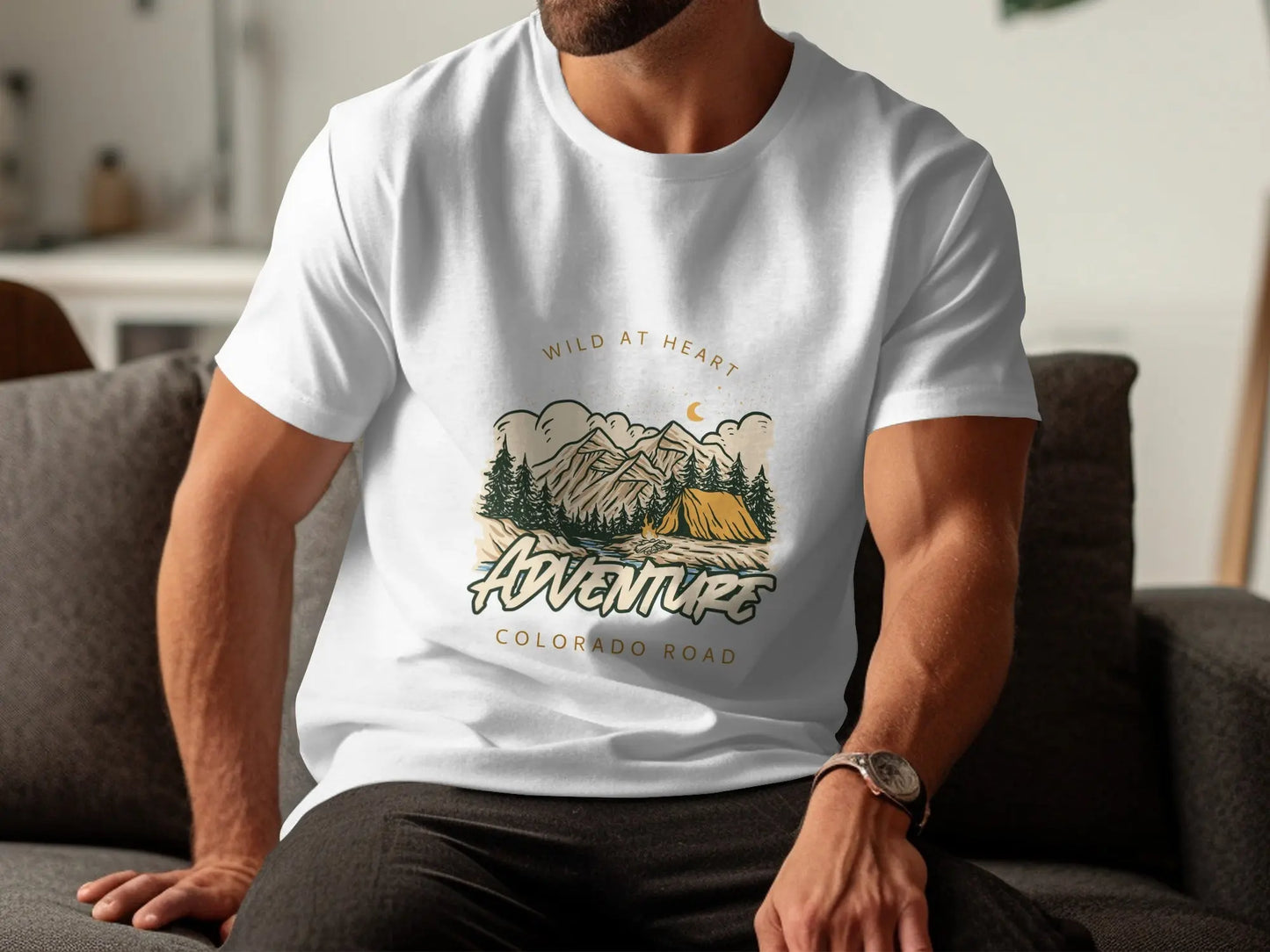 Wild at Heart Adventure Colorado Road T-Shirts My Store