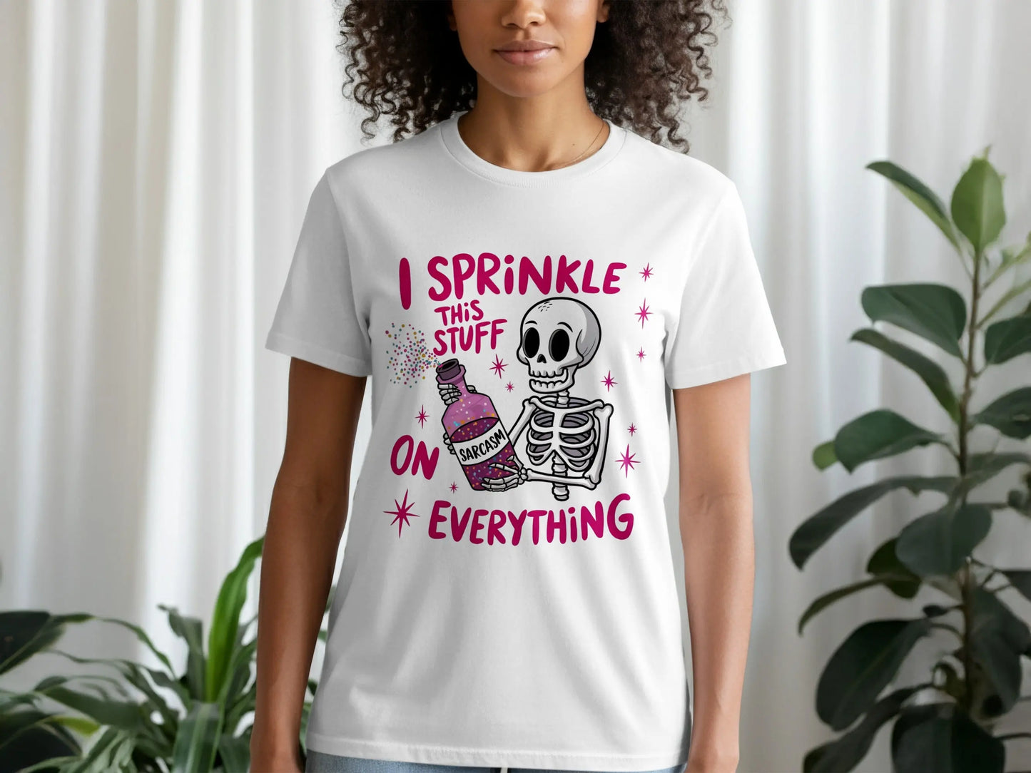 "I Sprinkle This Stuff On Everything" Sarcasm T-Shirts Boofy