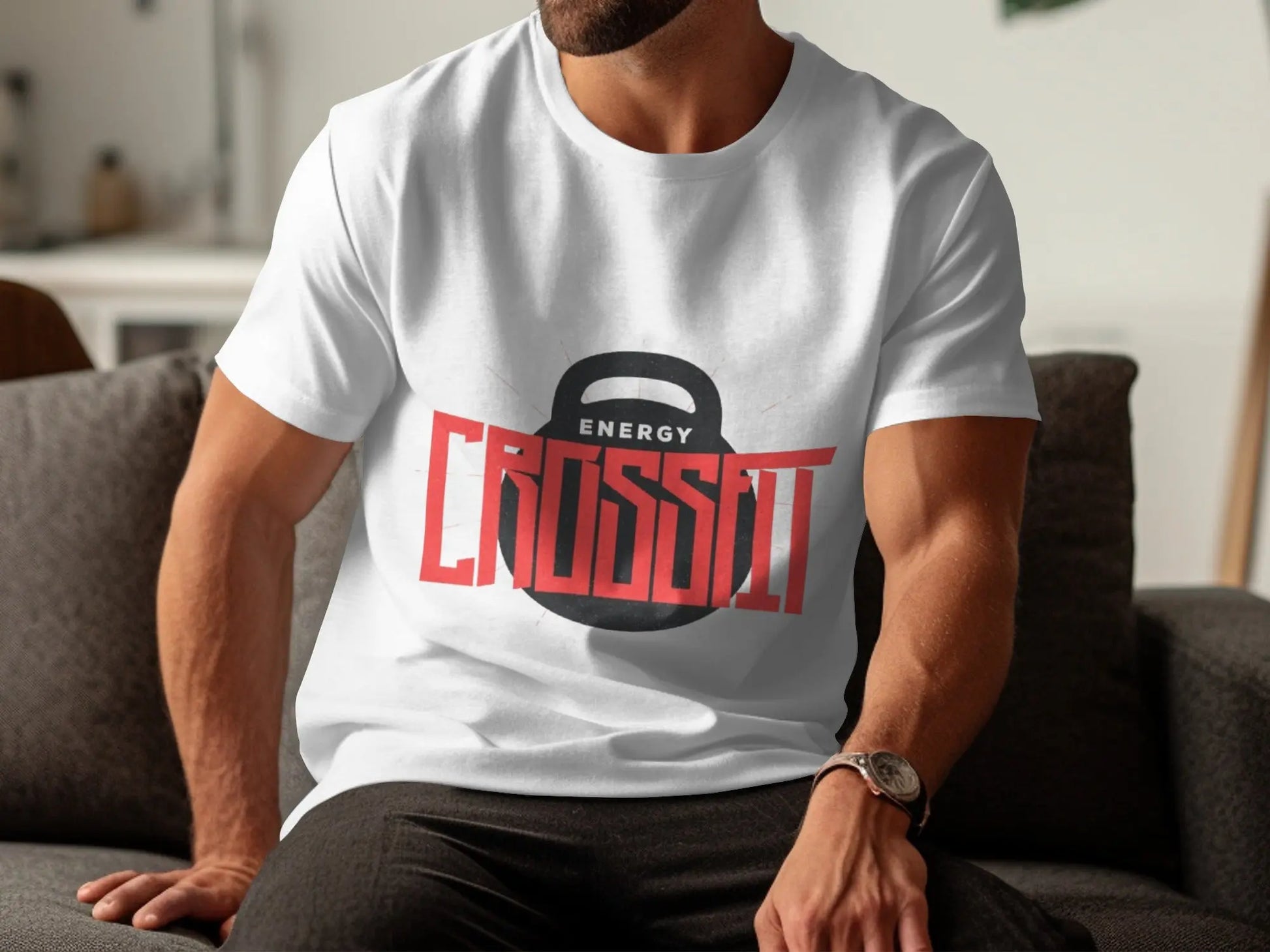 CrossFit Energy Motivational Fitness T-Shirts Boofy