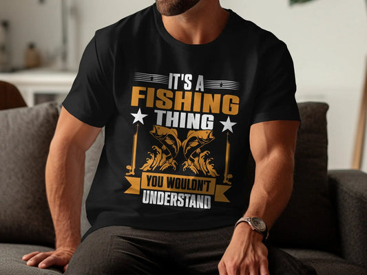 Retro "You Wouldn't" Fishing Design T-Shirt Boofy