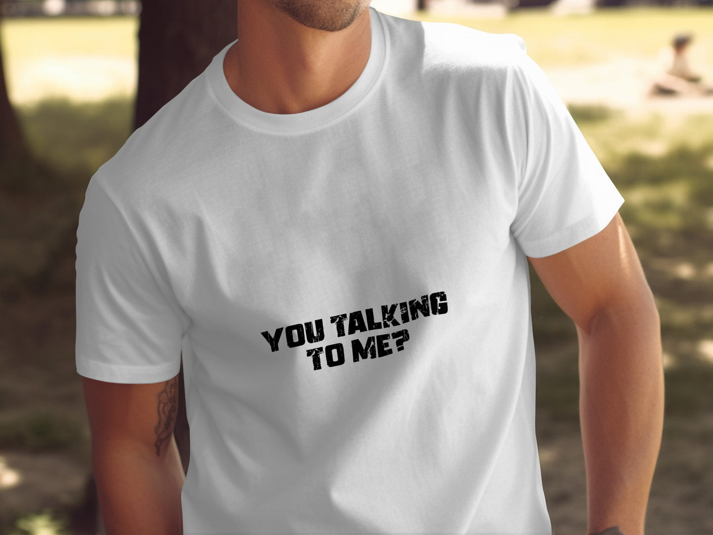 Classic Movie T-Shirt: "You Talking To Me" Quote Movie Phrase