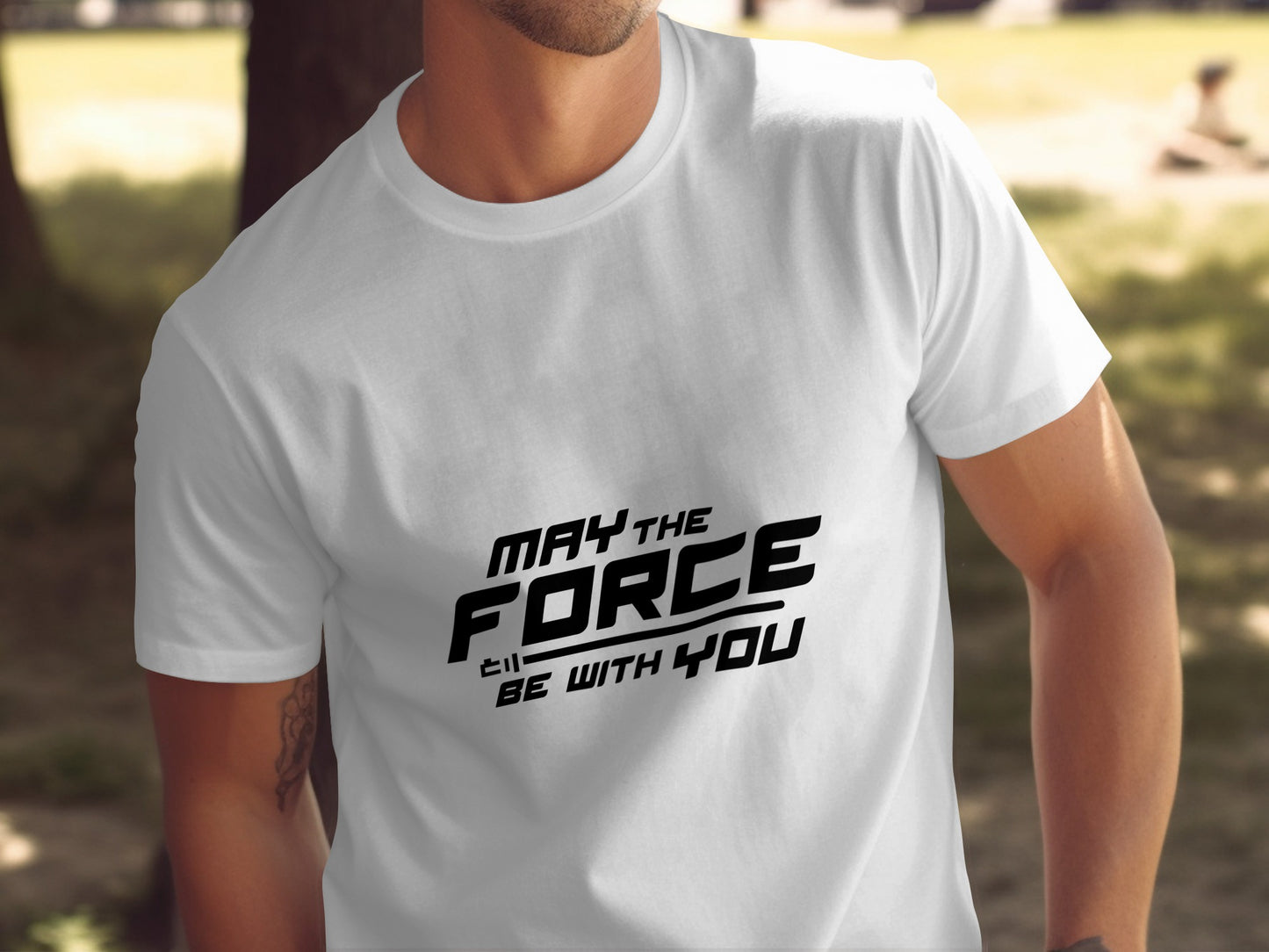 Star Wars T-Shirt: "May The Force Be With You" Iconic Jedi Design