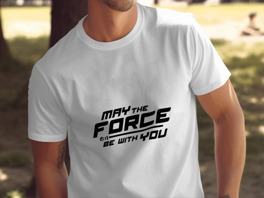 Star Wars T-Shirt: "May The Force Be With You" Iconic Jedi Design