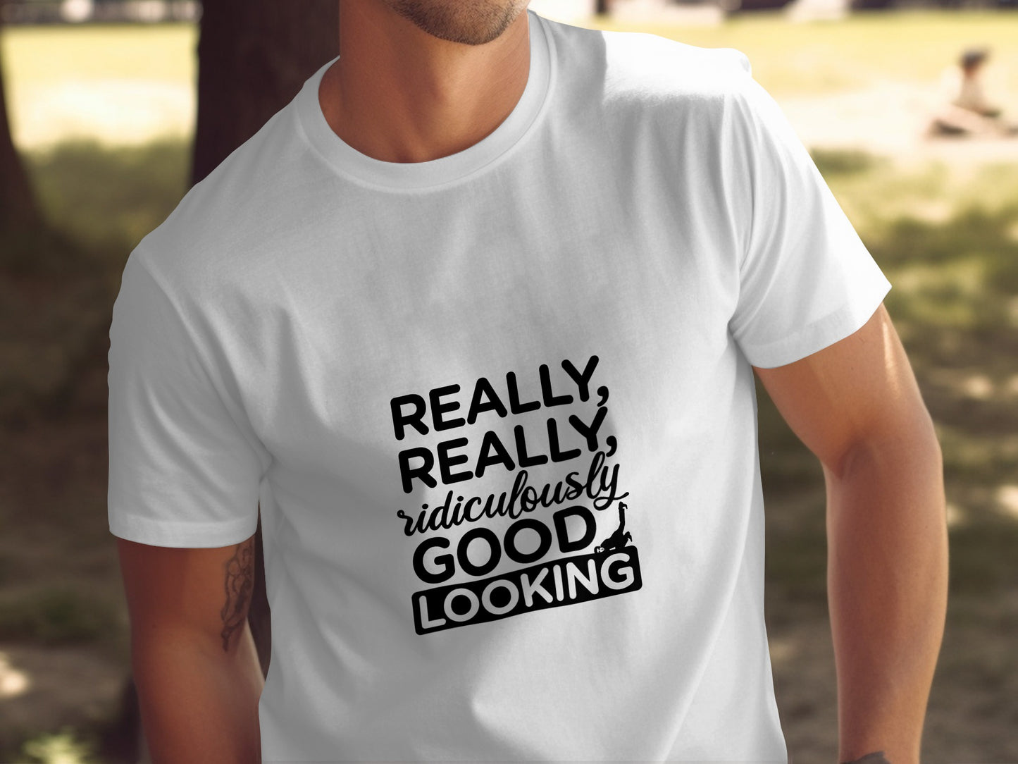 Comedy Movie T-Shirt: "Really Really Ridiculously Good Looking"