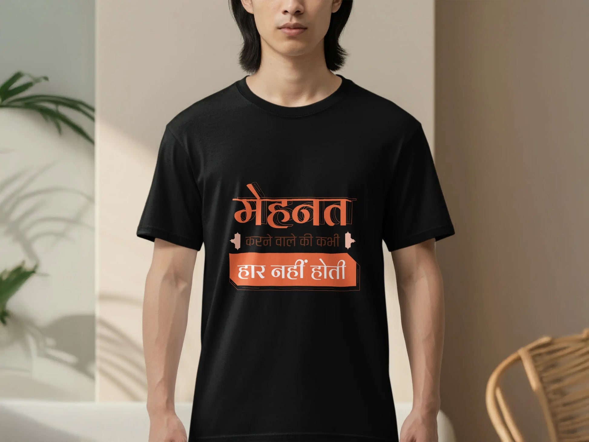 Mehnat Karne Wale Ki Kabhi Haar Nahin Hoti Graphic T-Shirts Boofy