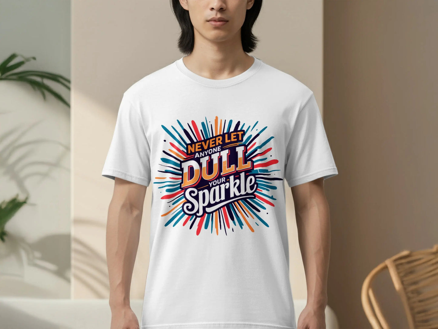 Inspirational T-Shirt: "Never Let Anyone Dull Your Sparkle" Quote