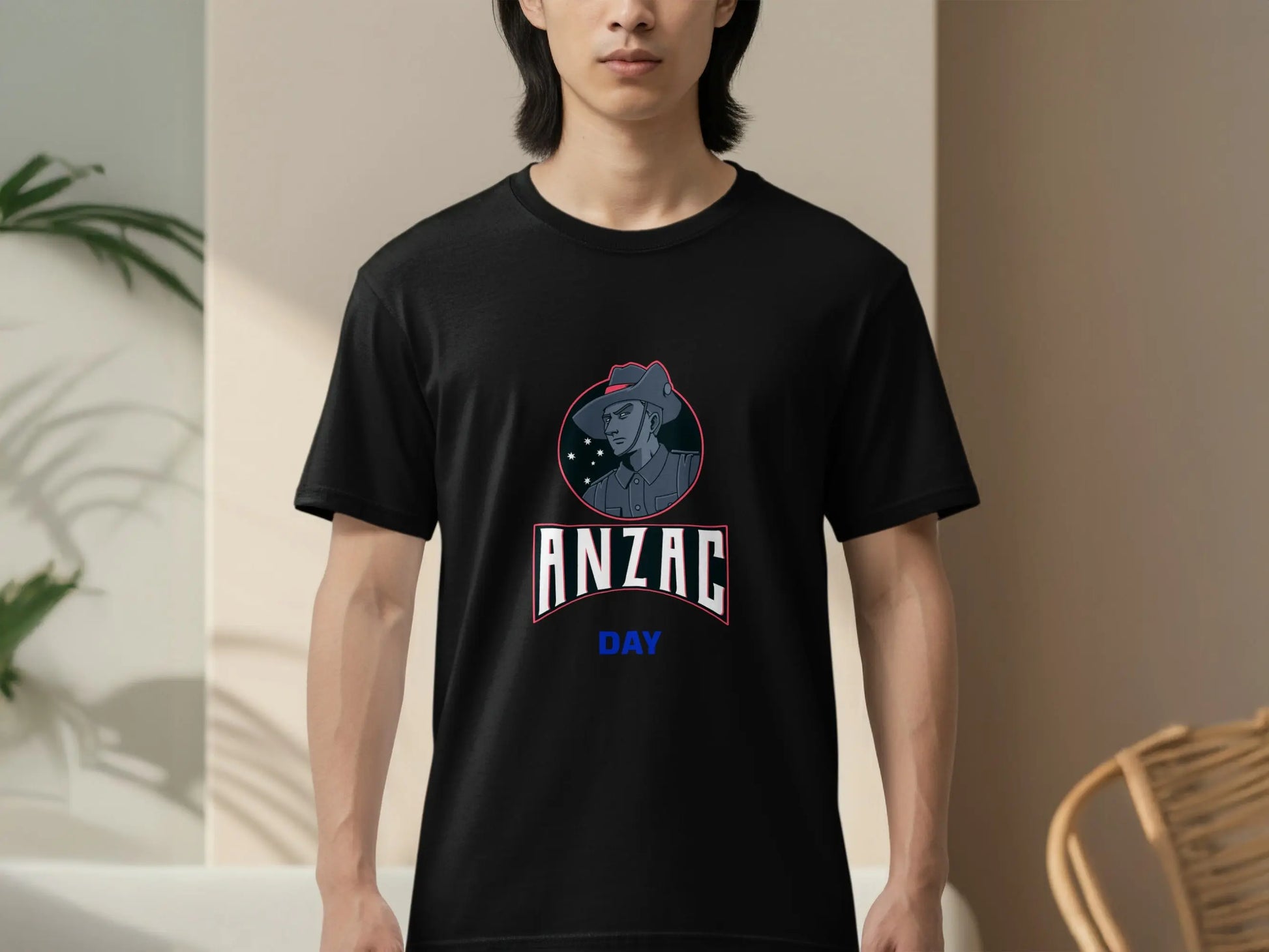 Anzac Day Great Design With A Soldier Avatar Image T-Shirts Boofy