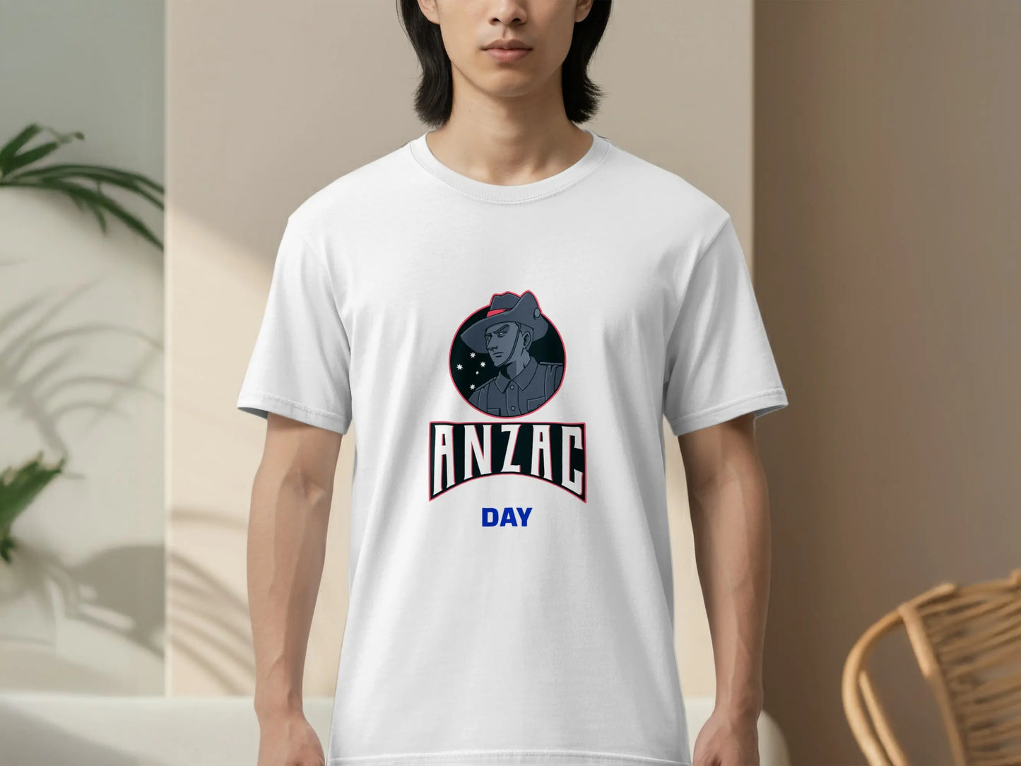Anzac Day Great Design With A Soldier Avatar Image T-Shirts Boofy