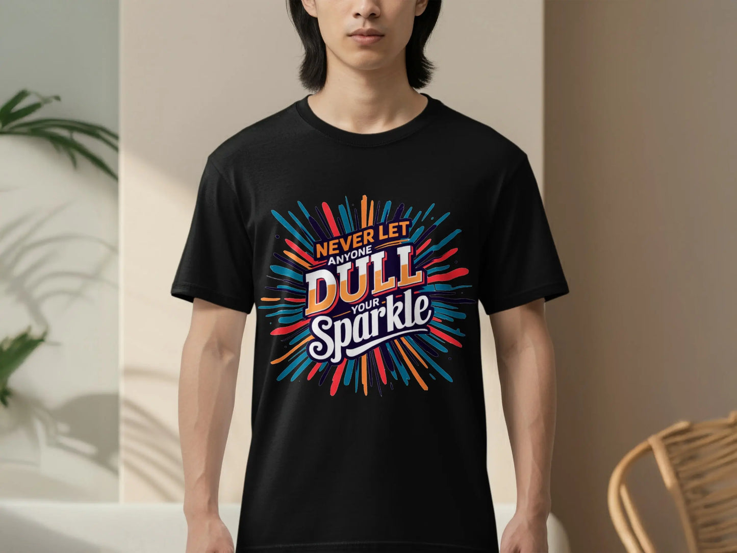 Inspirational T-Shirt: "Never Let Anyone Dull Your Sparkle" Quote