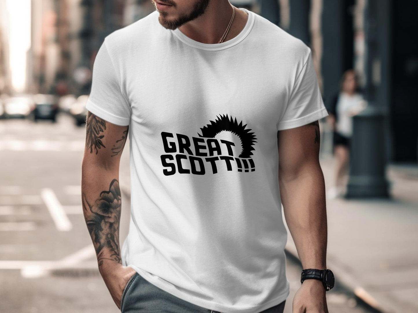 Retro Movie Fan T-Shirt: "Great Scott" Inspired Design