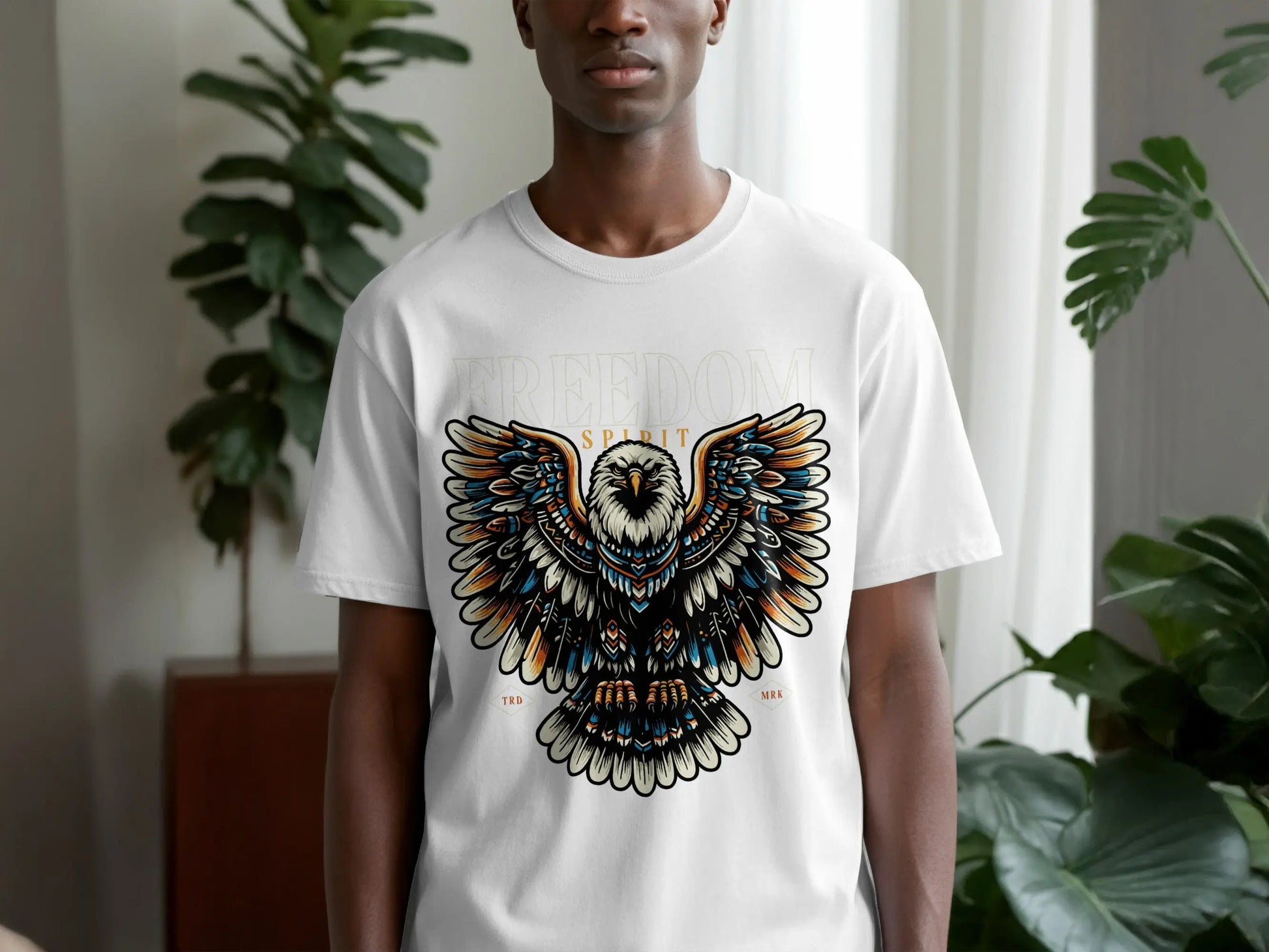 Majestic Eagle Freedom Spirit Graphic T-Shirts Boofy