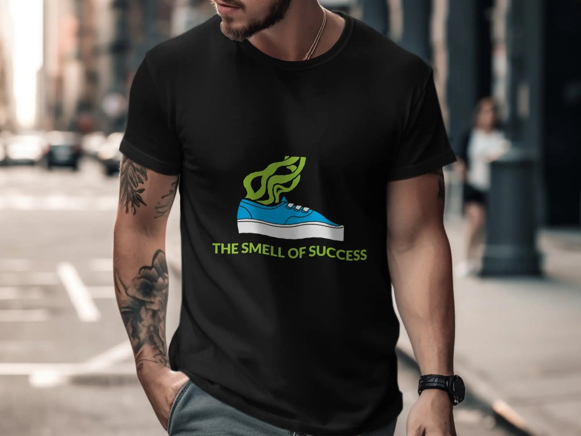The Smell of Success Graphic Designed T-Shirts Boofy