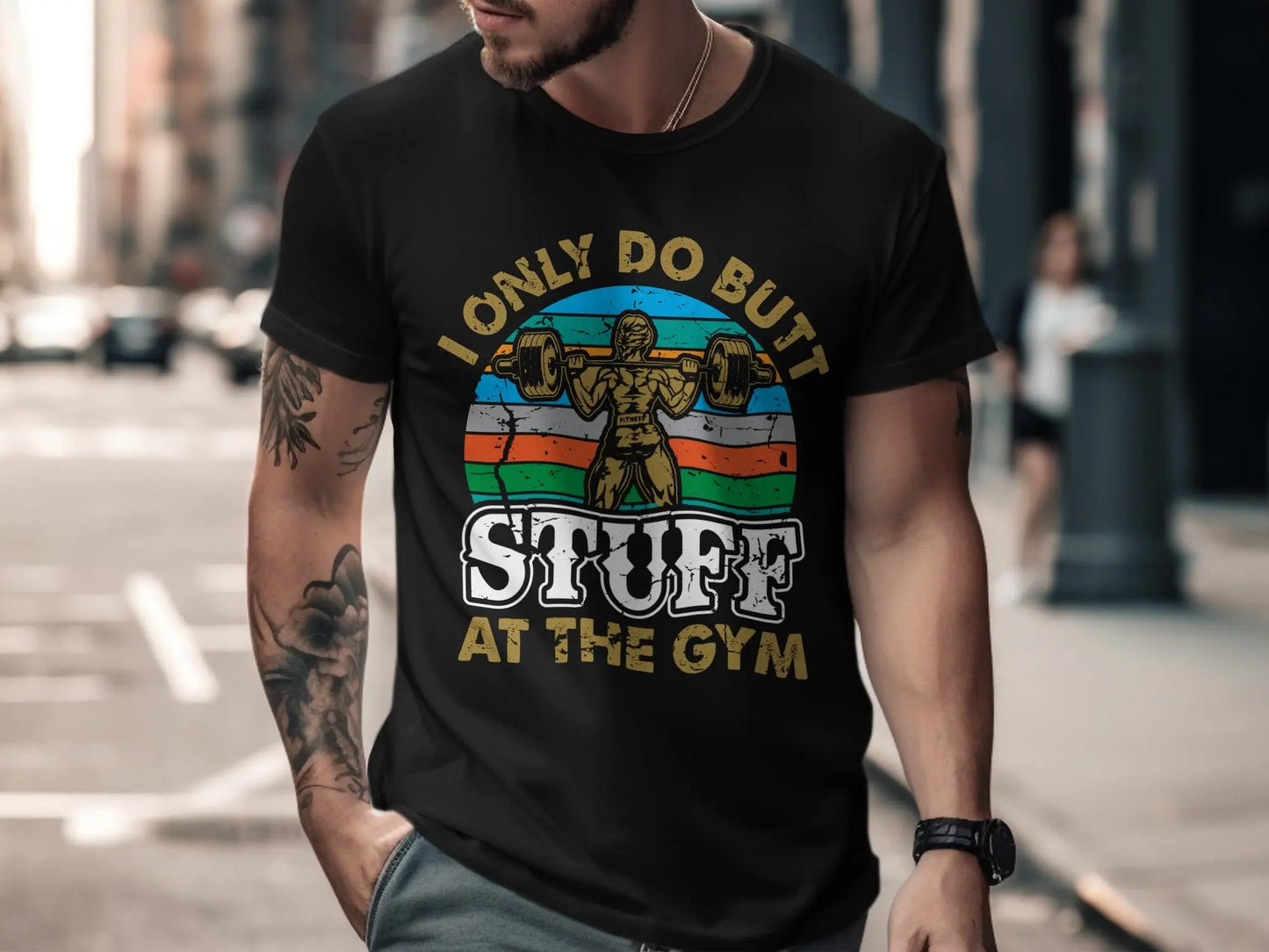 Humorous "I Only Do Butt At The Gym" T-Shirts Boofy