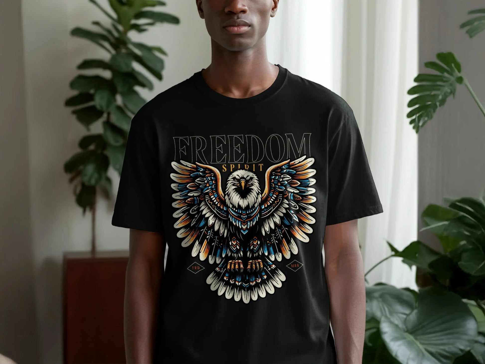 Majestic Eagle Freedom Spirit Graphic T-Shirts Boofy