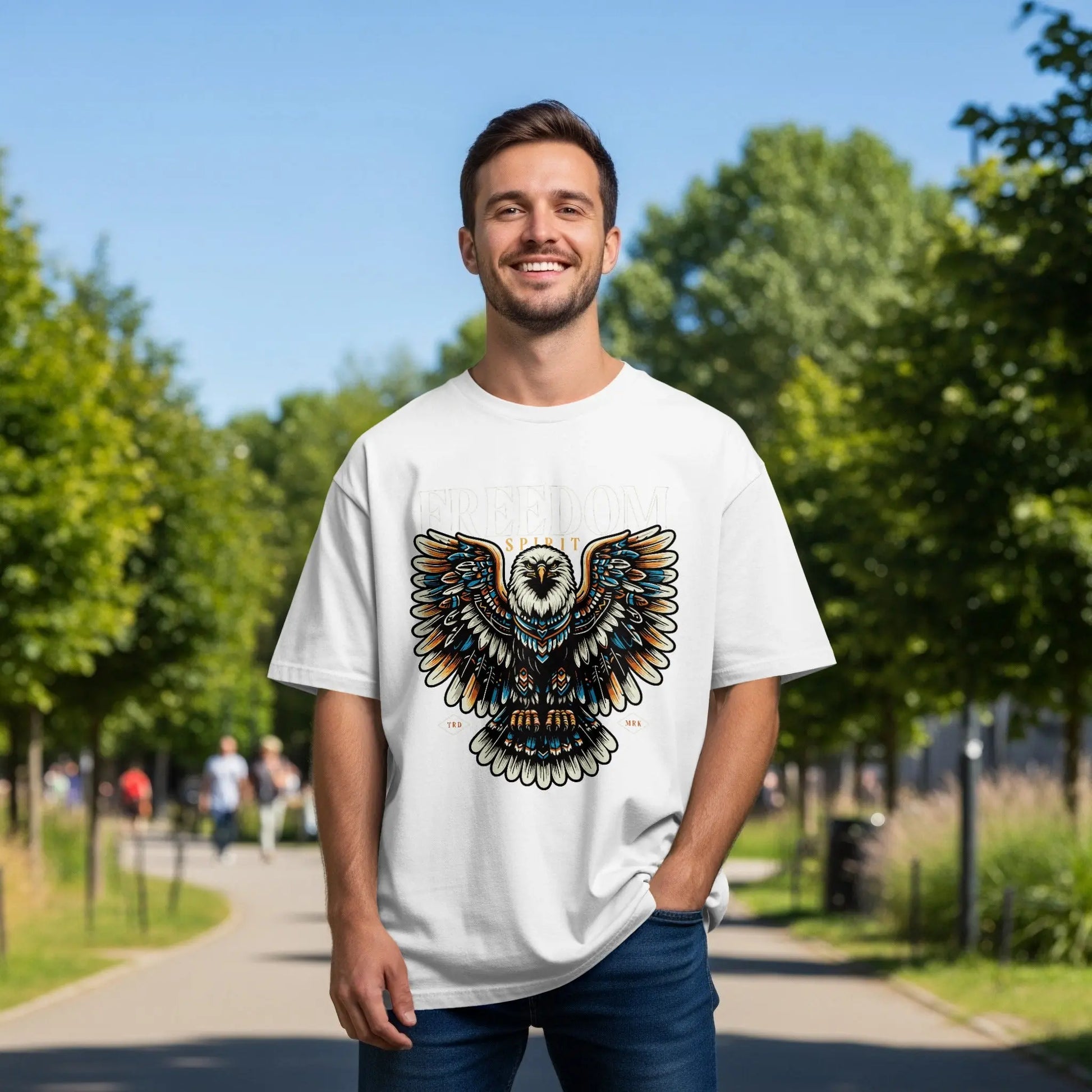 Majestic Eagle Freedom Spirit Graphic T-Shirts Boofy