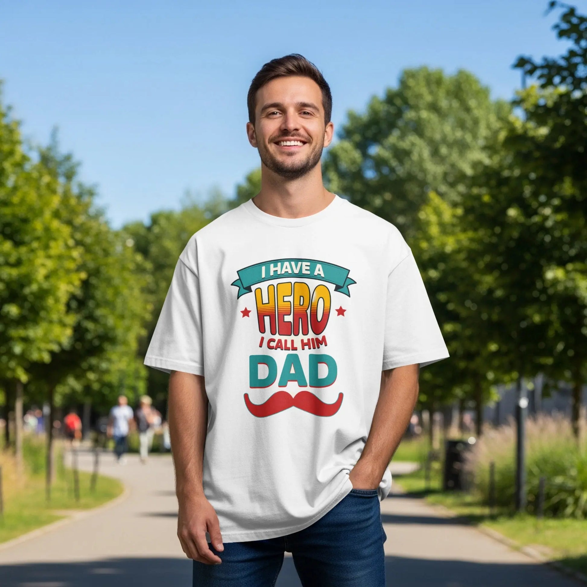 "I Have A Hero I Call Him Dad" Graphic T-Shirts Boofy