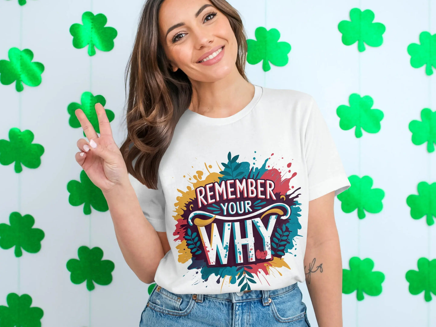 Motivational T-Shirt: "Remember Your Why" Quote Art Daily Reminder