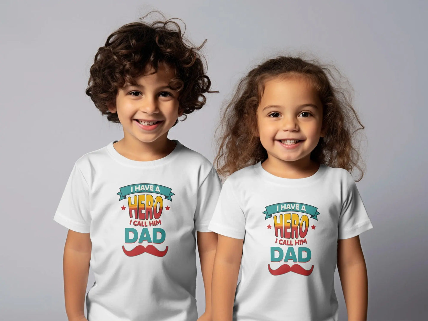 "I Have A Hero I Call Him Dad" Graphic T-Shirts Boofy