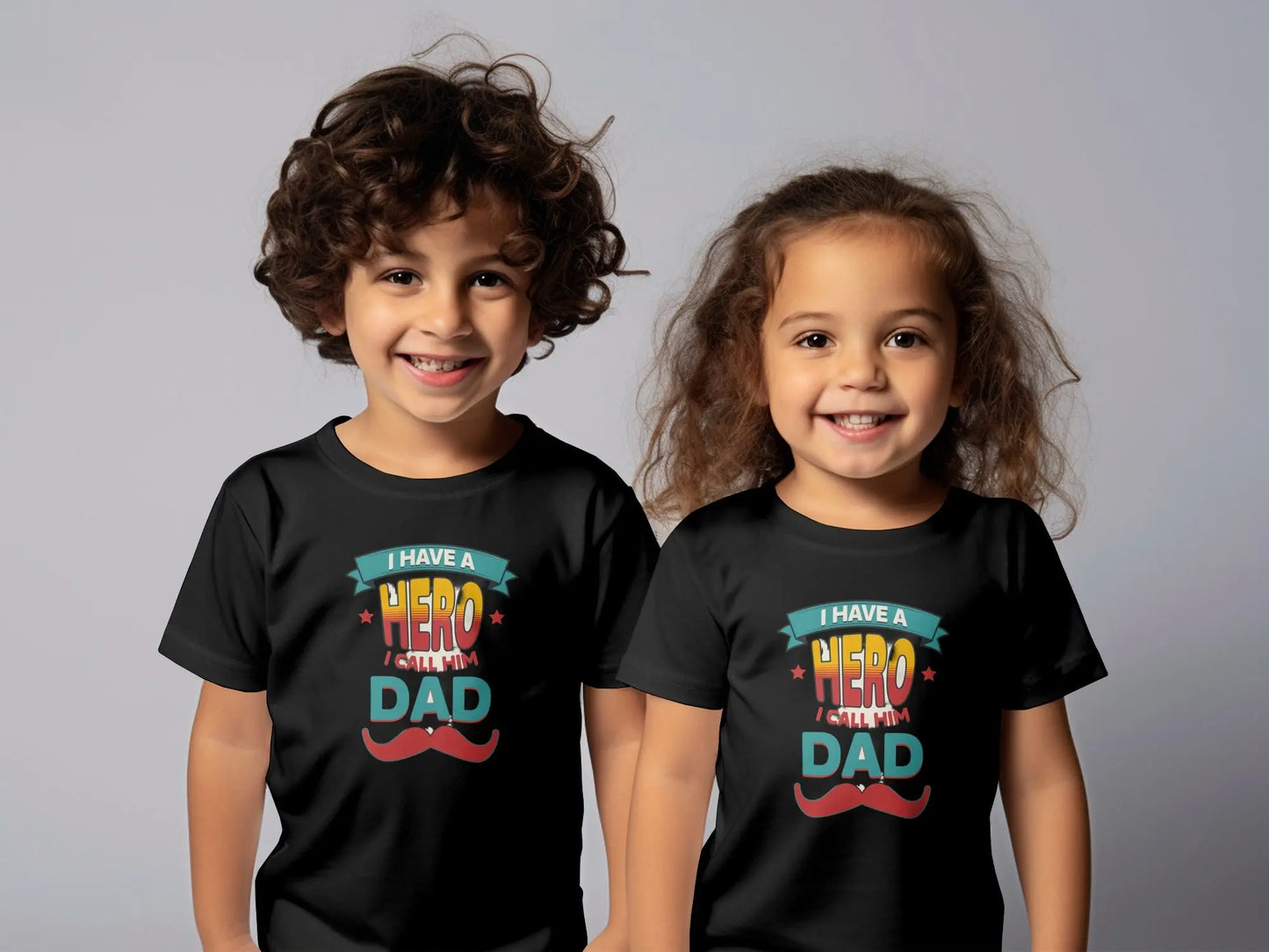 "I Have A Hero I Call Him Dad" Graphic T-Shirts Boofy