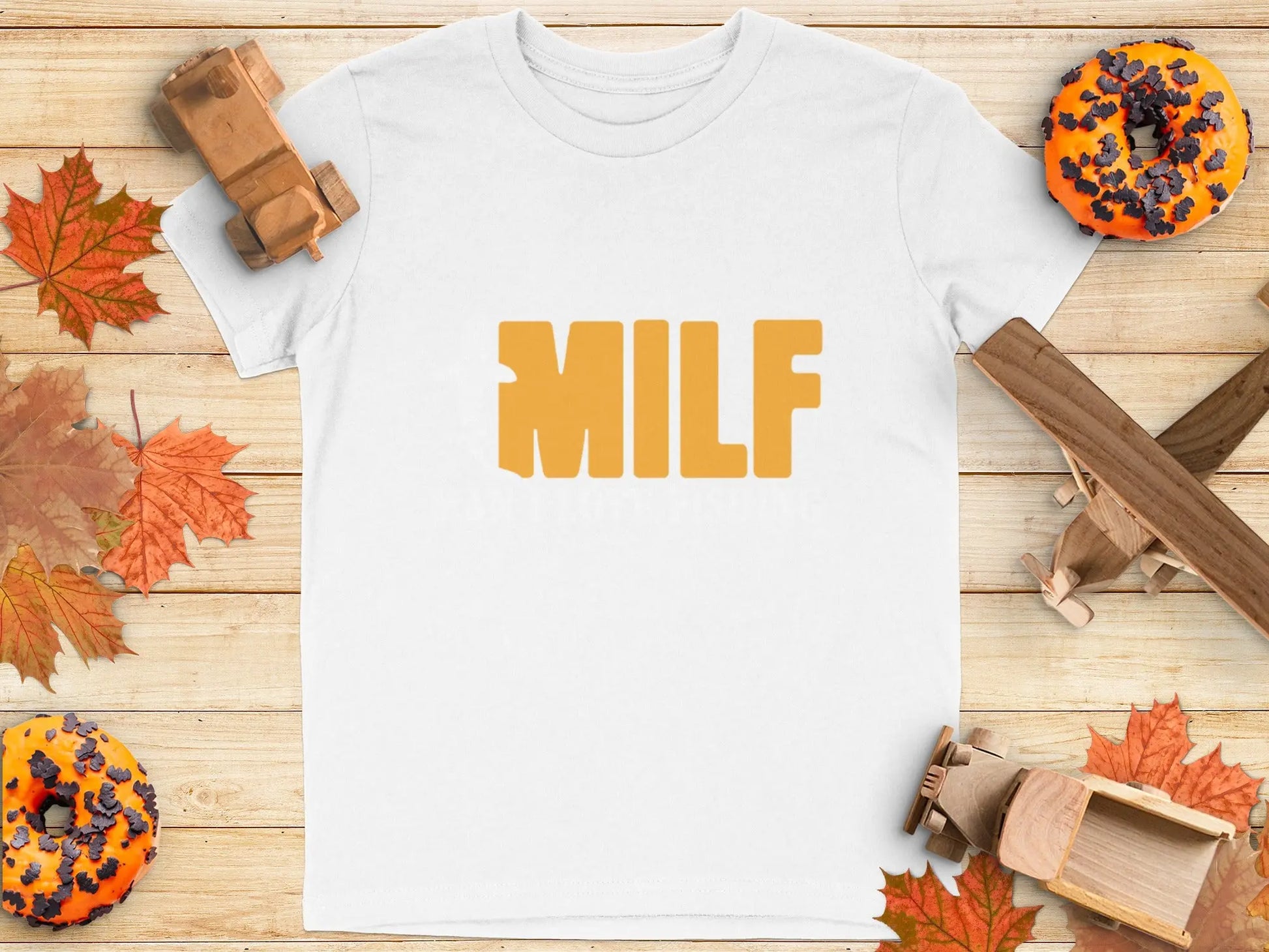 Funny "MILF Man I Love Frogs" Humorous T-Shirt Boofy