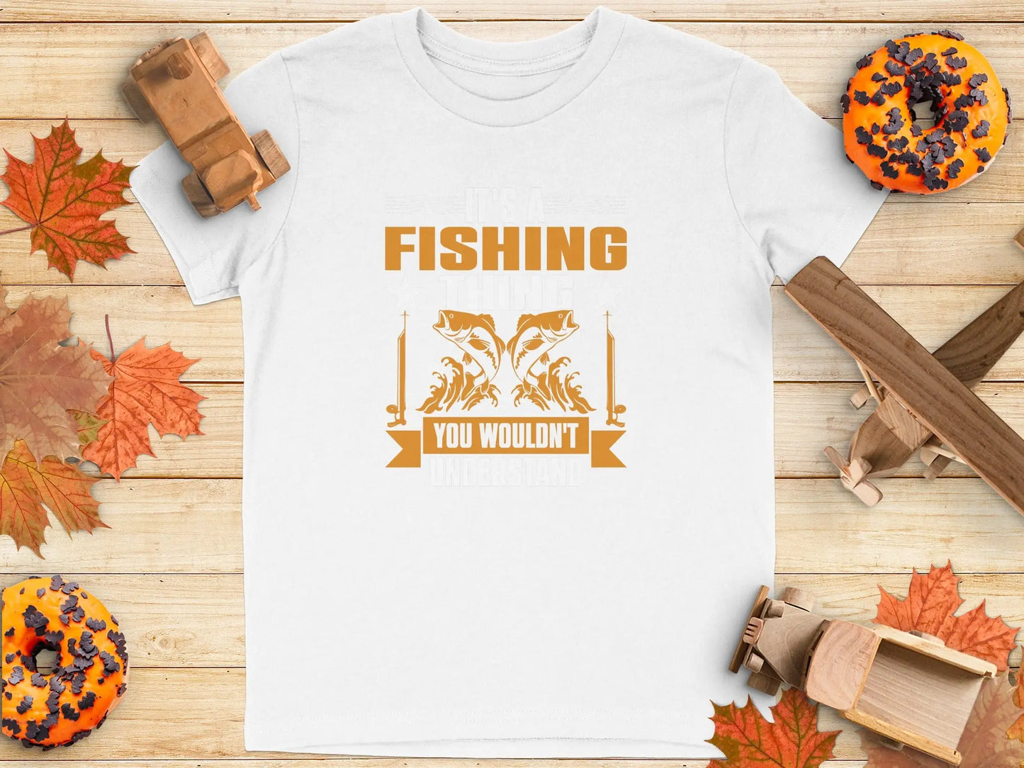 Retro "You Wouldn't" Fishing Design T-Shirt Boofy