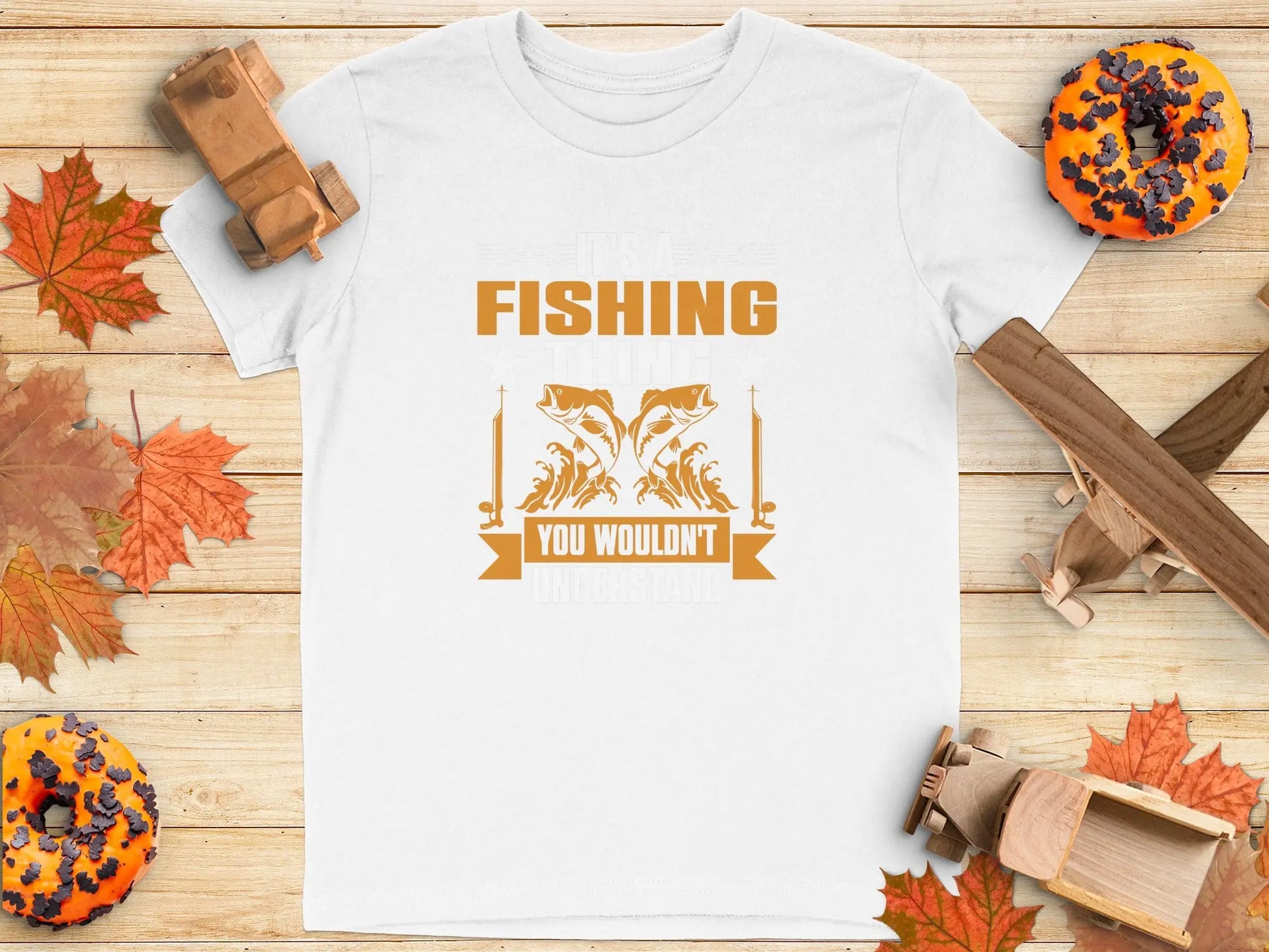 Retro "You Wouldn't" Fishing Design T-Shirt Boofy