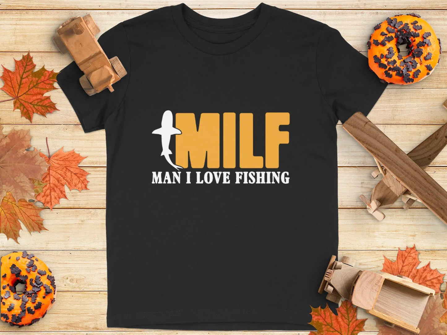 Funny "MILF Man I Love Frogs" Humorous T-Shirt Boofy