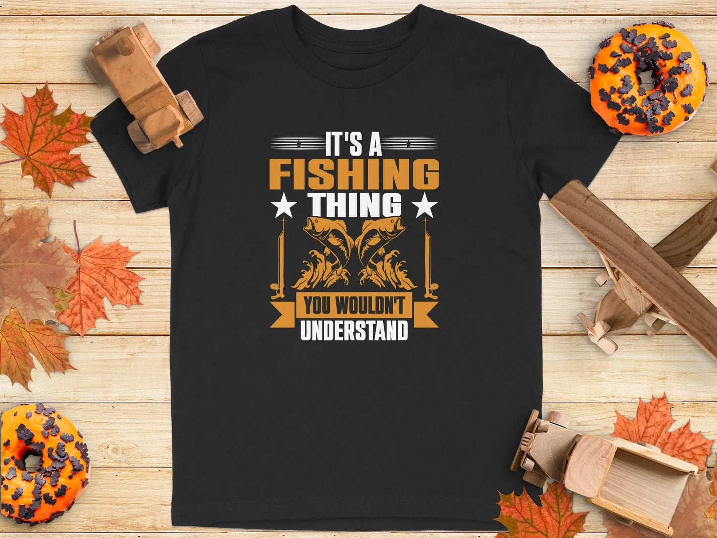 Retro "You Wouldn't" Fishing Design T-Shirt Boofy