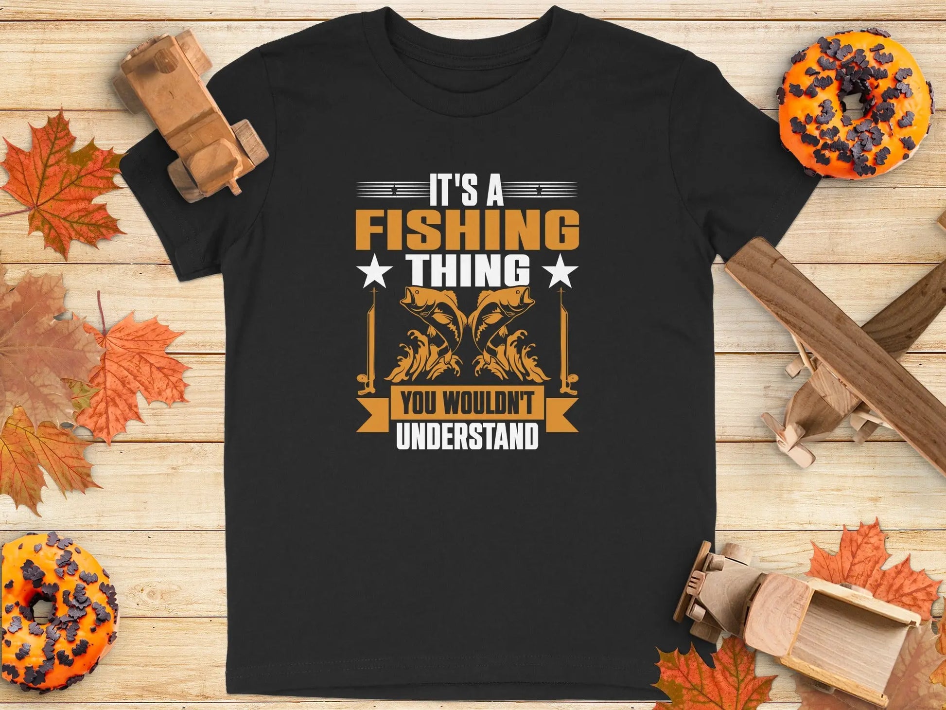 Retro "You Wouldn't" Fishing Design T-Shirt Boofy