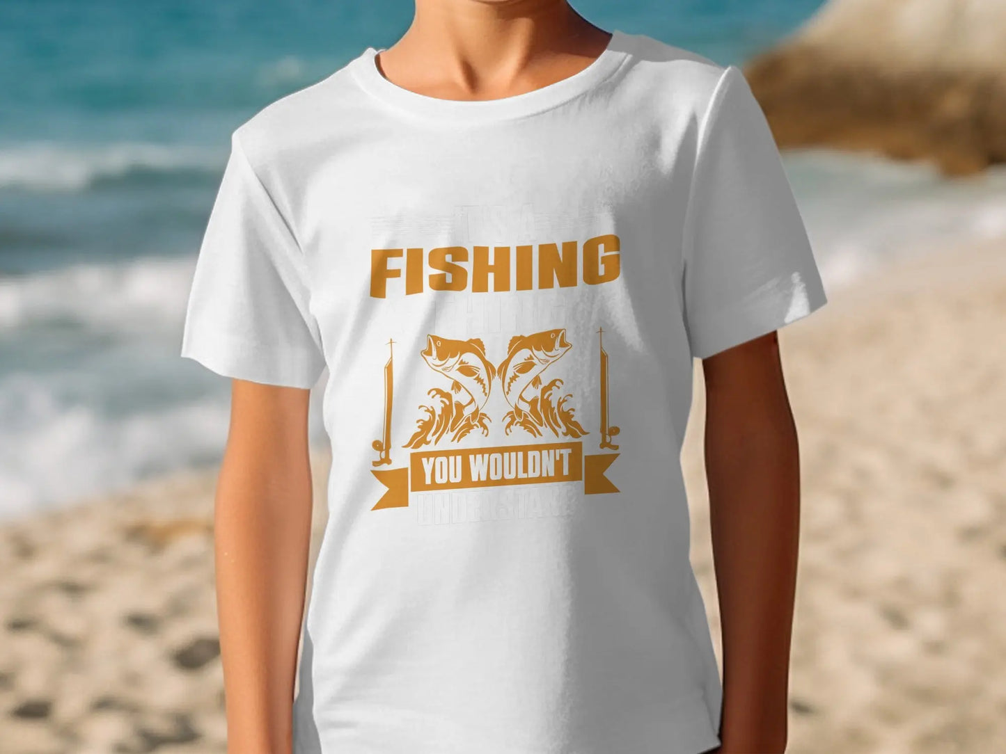 Retro "You Wouldn't" Fishing Design T-Shirt Boofy