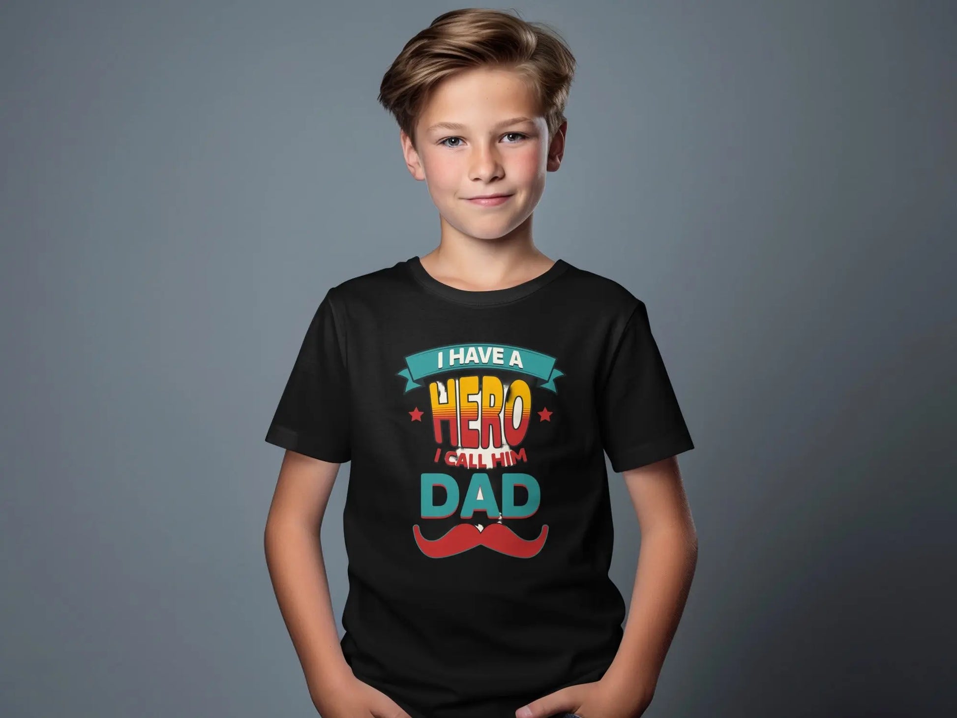 "I Have A Hero I Call Him Dad" Graphic T-Shirts Boofy