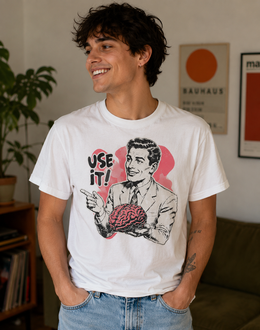 Use Brain Funny Tee