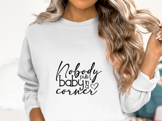 Classic Movie T-Shirt: "Nobody Puts Baby In A Corner" Quote Text