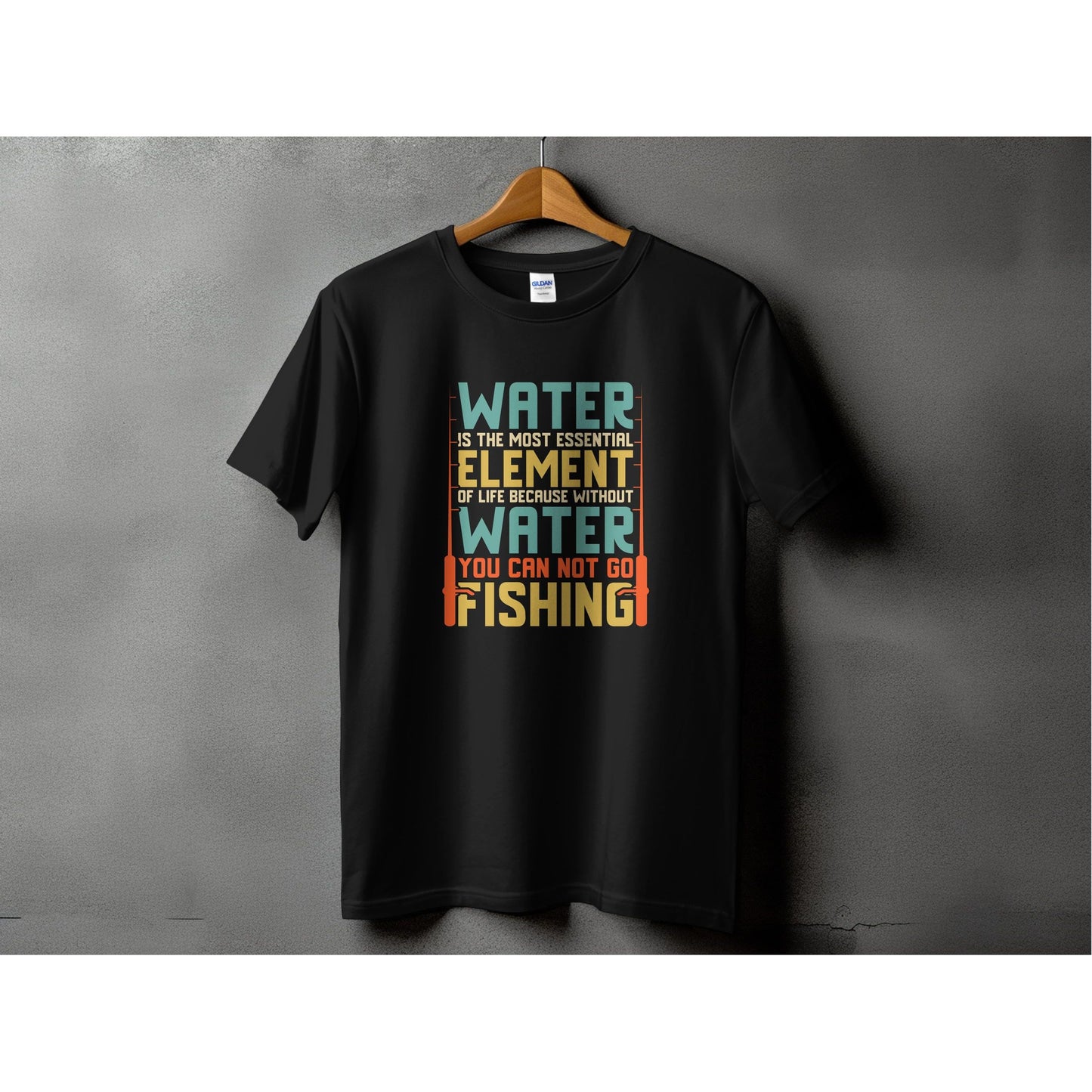 Hydration? Nah, It's About the Fish - Fishing Tshirt