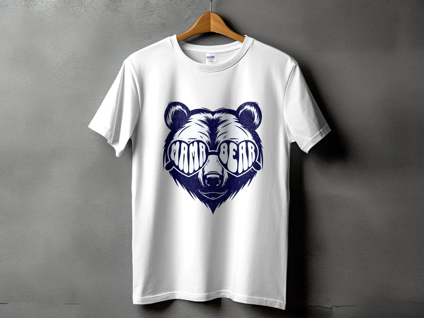 Mama Bear Graphic Tee for Moms and Grandmothers Boofy