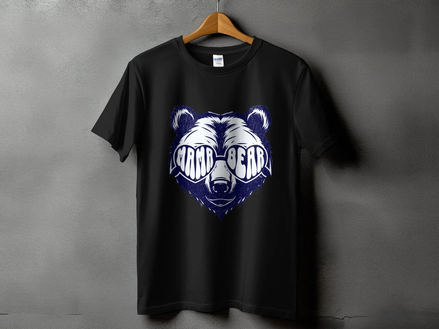 Mama Bear Graphic Tee for Moms and Grandmothers Boofy
