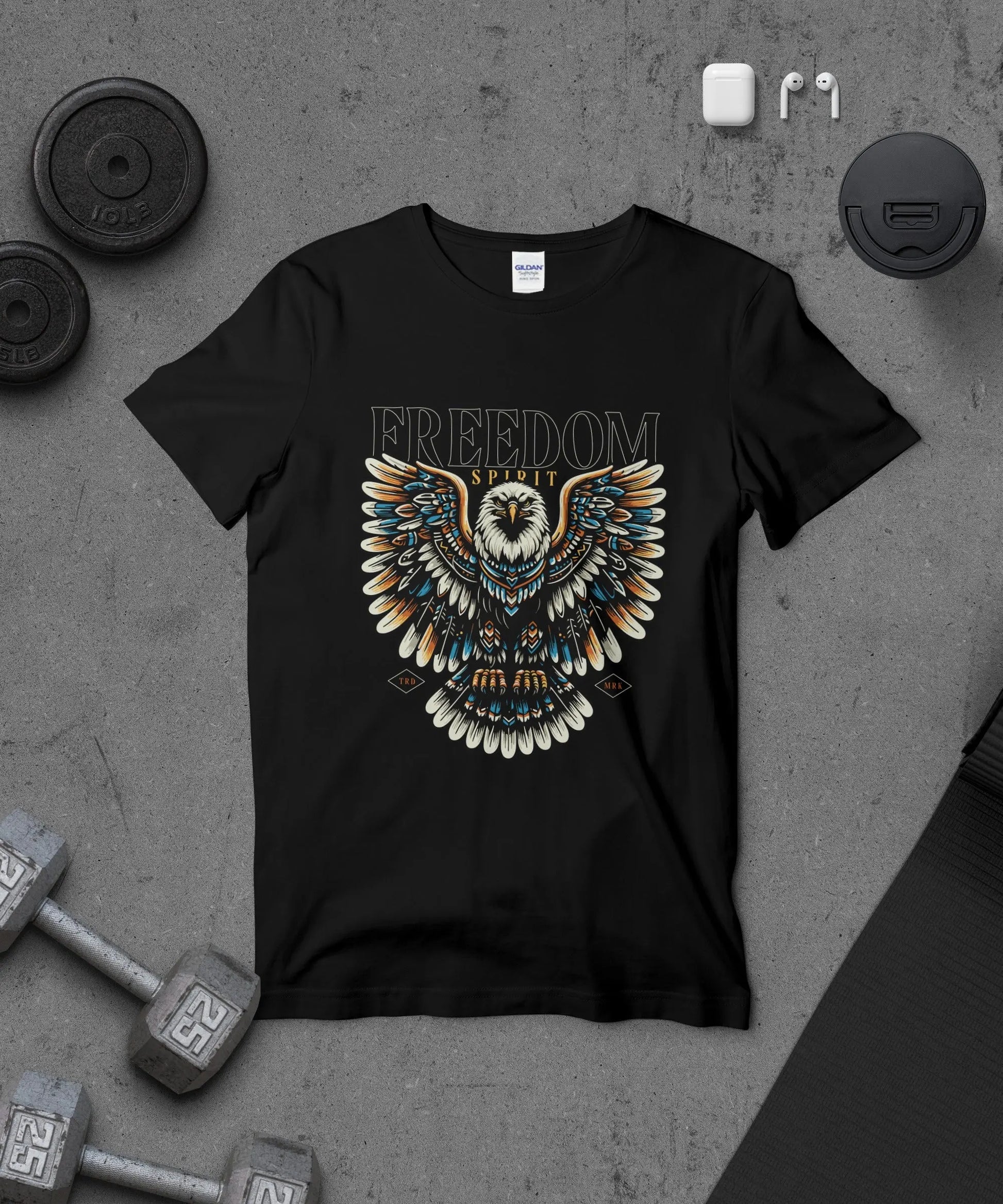 Majestic Eagle Freedom Spirit Graphic T-Shirts Boofy