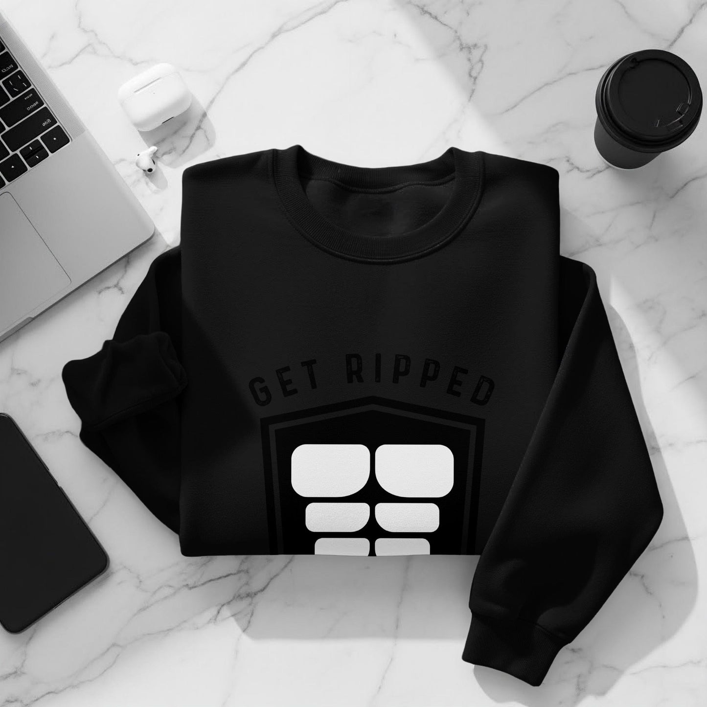 Lift Heavy. Laugh Hard - Cotton Tshirt