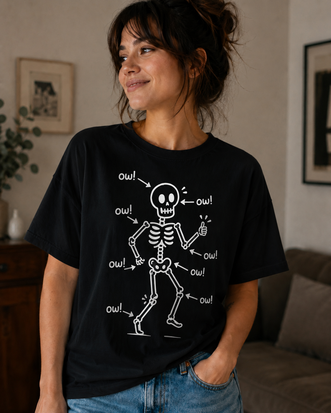 Ow! funny tee