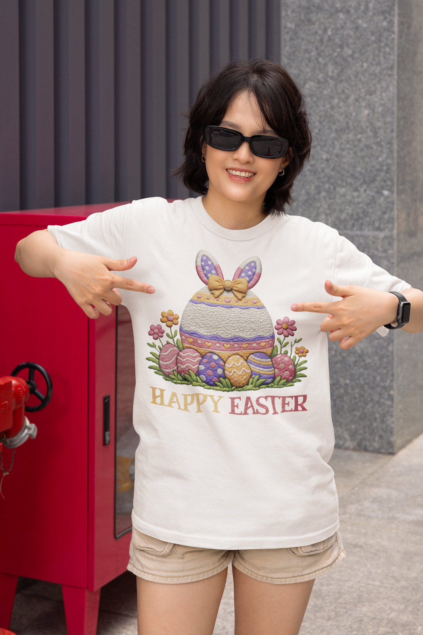 Easter eggs 3D style Tshirt