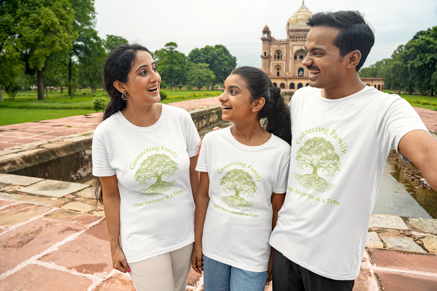 "Connecting Family One Ancestor at a Time" T-Shirts Boofy
