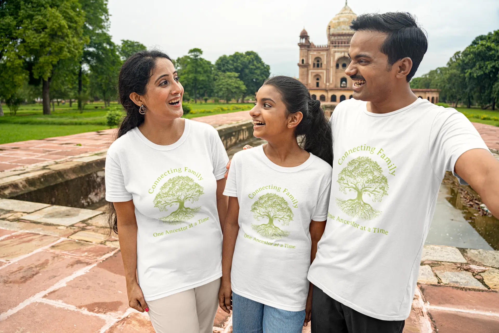 "Connecting Family One Ancestor at a Time" T-Shirts Boofy