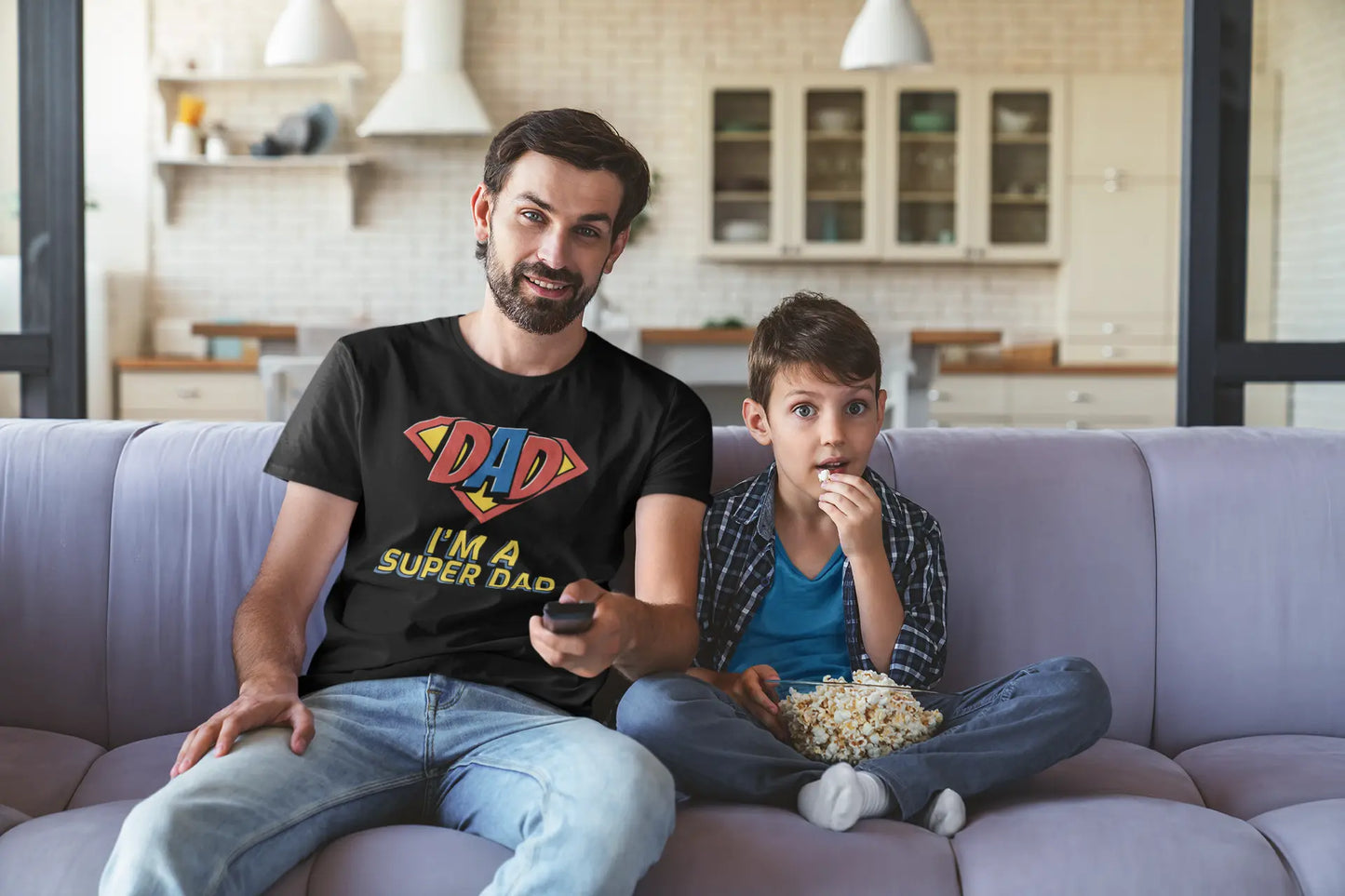 "I'm A Super Dad" Graphic Dad Humor T-Shirts Boofy