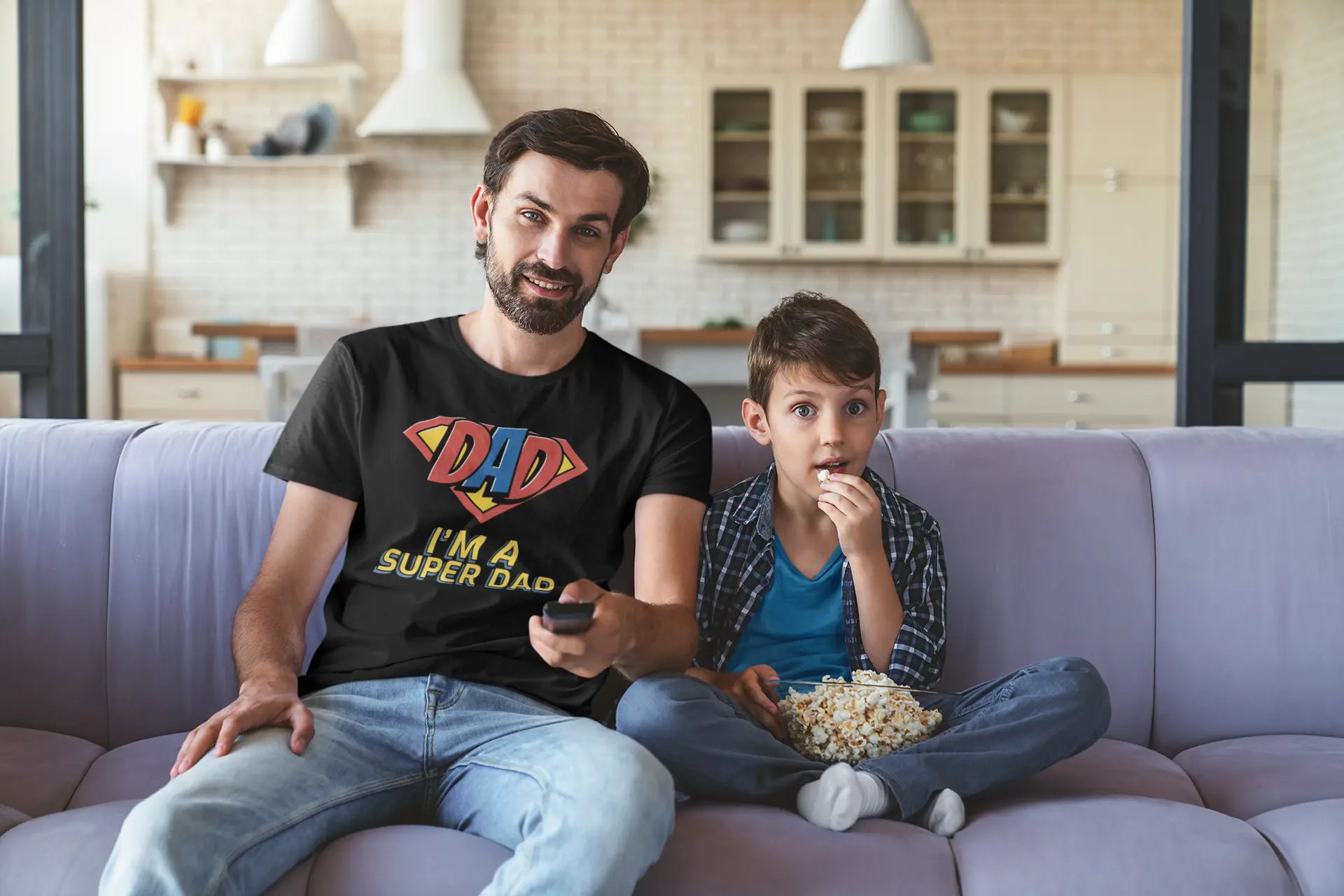 "I'm A Super Dad" Graphic Dad Humor T-Shirts Boofy