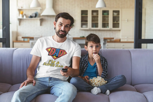 "I'm A Super Dad" Graphic Dad Humor T-Shirts Boofy