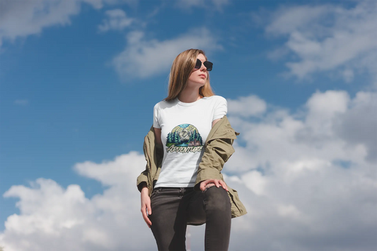 Experience Nature Adventure with Mountains and Cabin T-Shirts My Store