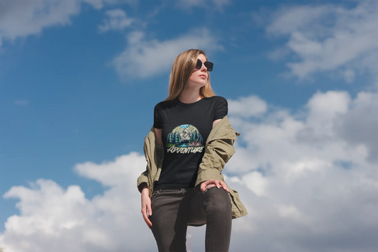 Experience Nature Adventure with Mountains and Cabin T-Shirts My Store