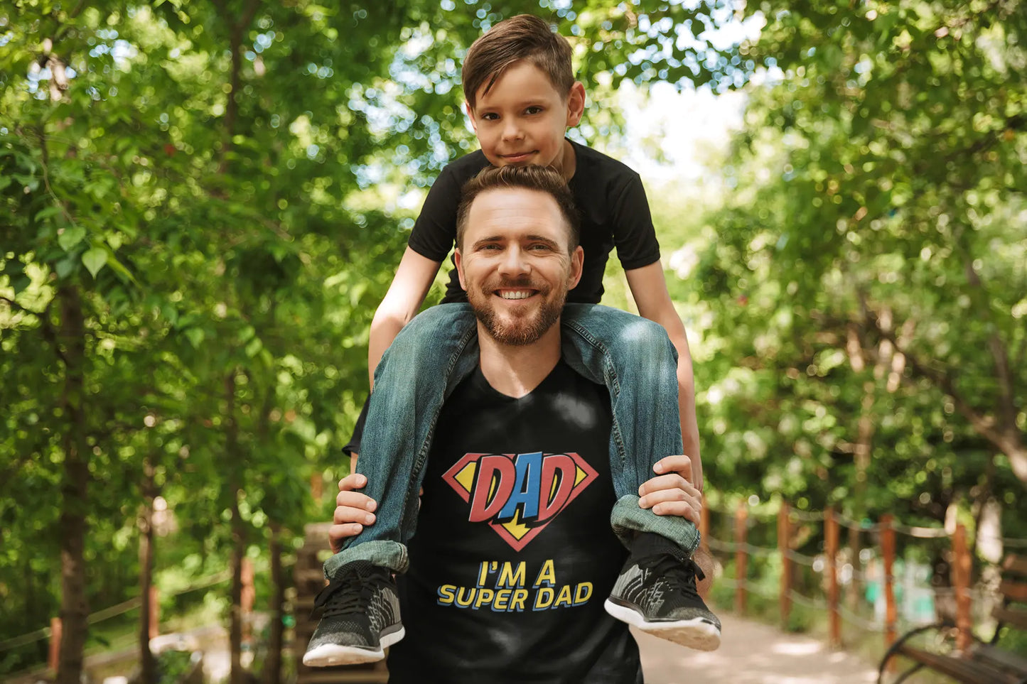 "I'm A Super Dad" Graphic Dad Humor T-Shirts Boofy