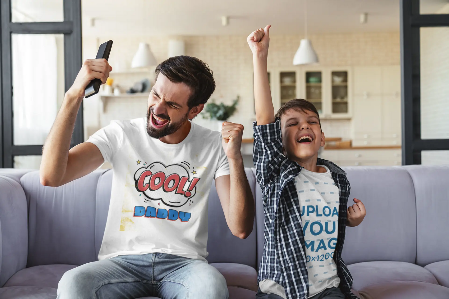 Cool Daddy Comic Style Graphic Casual T-Shirts Boofy